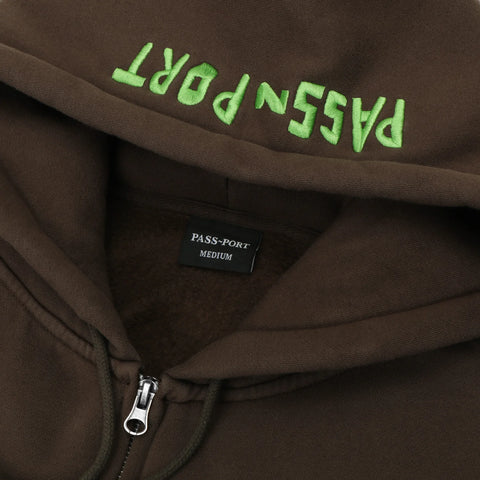Pass~Port Scissorcraft Zip Hood - Bark
