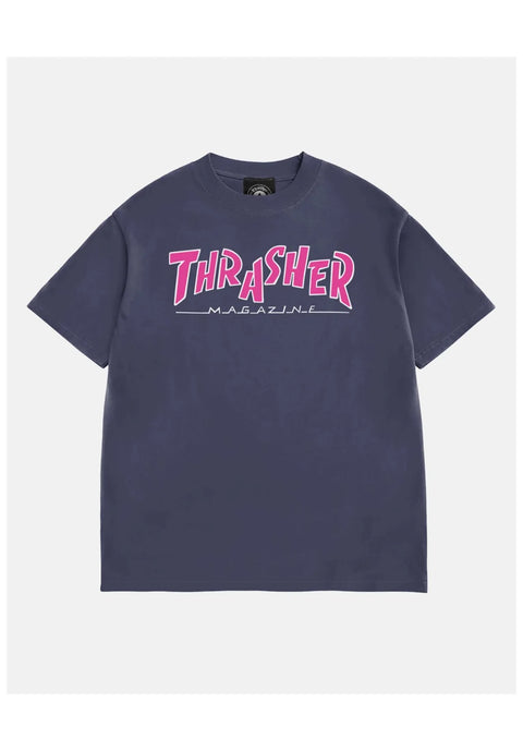 Thrasher Parra Mag Vintage Tee - Navy