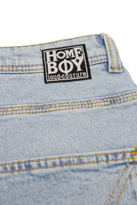 Homeboy X-Tra Monster Denim Shorts - Moon