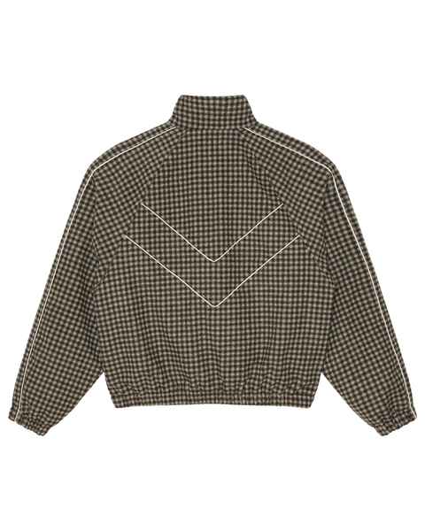 OBEY Leisure Training Jacket - Abbey Stone Plaid