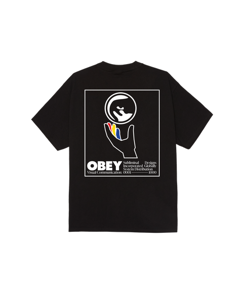 OBEY Global Systems Tee - Black