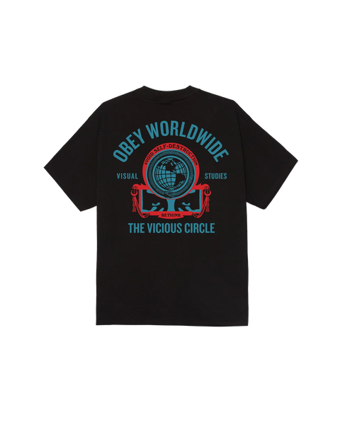 OBEY Vicious Circle Tee - Black