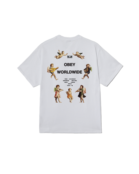 OBEY Angels Above Tee - White