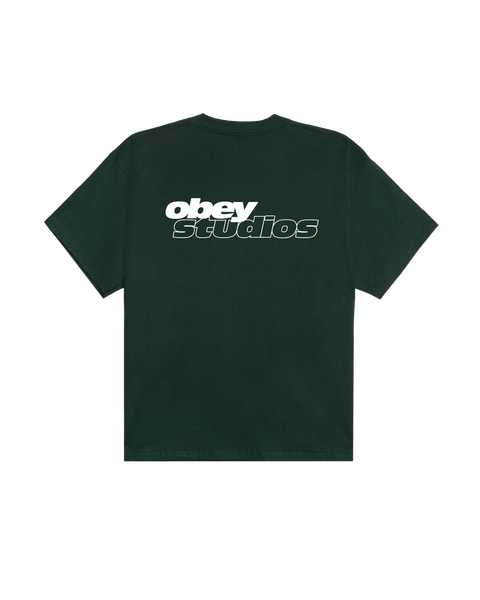 OBEY Studios Sport Tee - Forest Green
