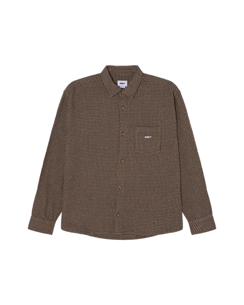 OBEY Bigwig Dash Shirt - Brown