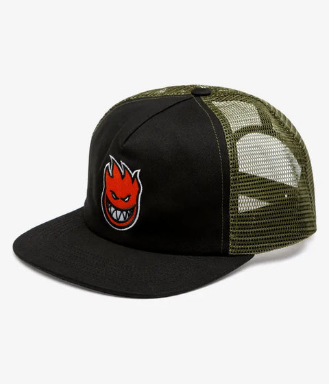 Spitfire Bighead Fill Snapback Cap - Black