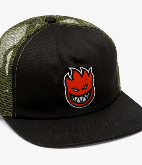 Spitfire Bighead Fill Snapback Cap - Black