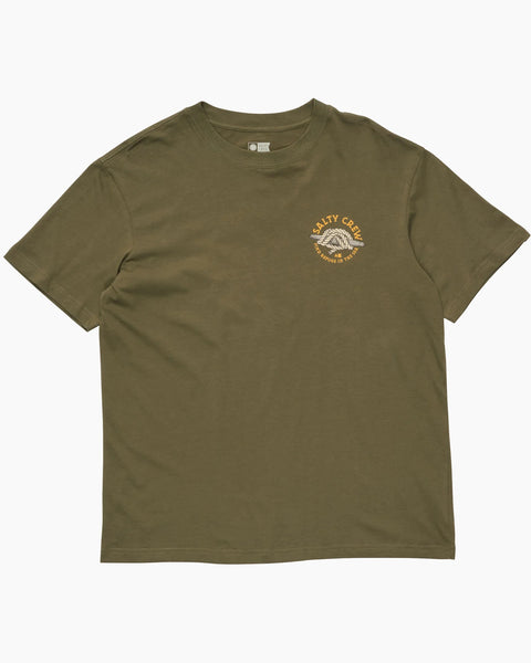 Salty Crew Cleat Knot Premium Tee - Dusty Olive
