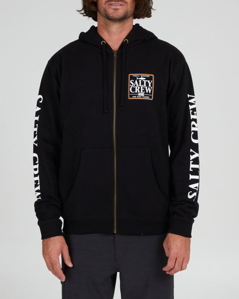 Salty Crew Coaster Zip Hoodie - Black