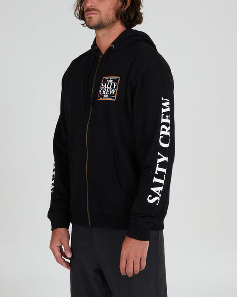 Salty Crew Coaster Zip Hoodie - Black