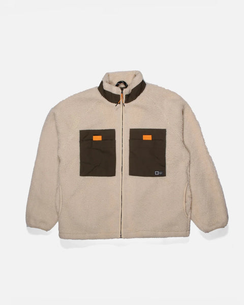 Salty Crew Naut SC Sherpa Jacket - Natural