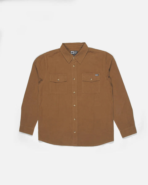 Salty Crew Atlas Flannel Shirt - Washed Bronze