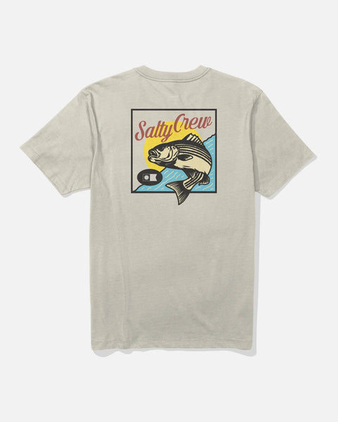 Salty Crew Striped SS Tee - Moonbeam