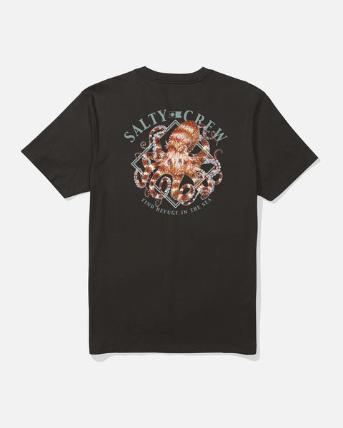 Salty Crew Octopod SS Tee - Black
