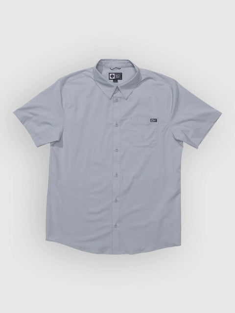 Salty Crew Drifter UV Button Up Shirt - Light Gray