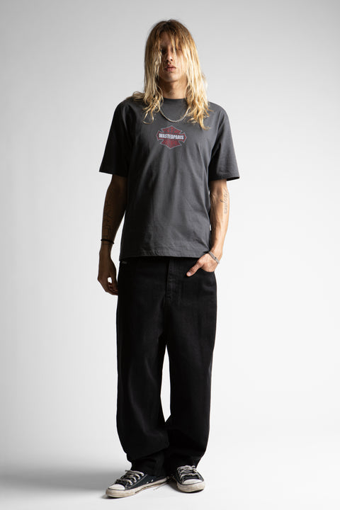 Wasted Paris Road Tee - Old Black
