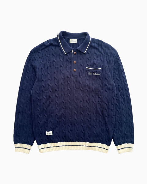 Dito Collective Retro Cable Collar - Navy