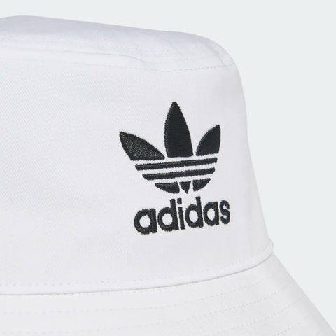 Adidas Adicolor Trefoil Bucket Hat - White