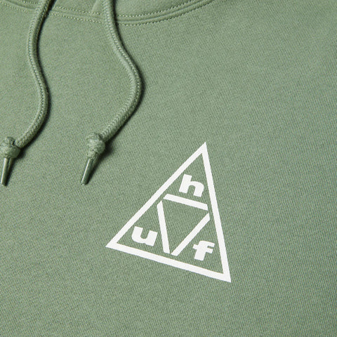 HUF Triple Triangle Hoodie - Mint / White