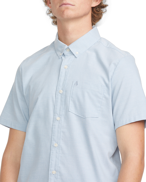Volcom Everett Oxford Shirt - Wrecked Indigo
