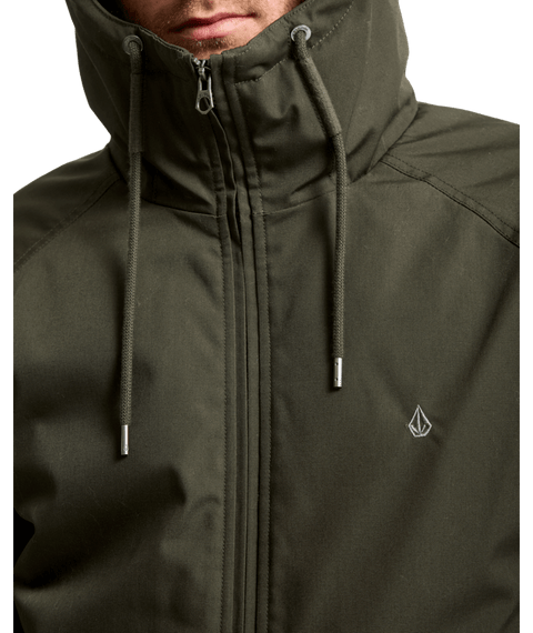 Volcom Hernan 10K Jacket - Rinsed Black