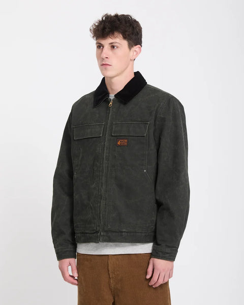 Volcom Heavydust Jacket - Rinsed Black