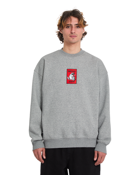 Volcom Rockout Crew - Heather Grey