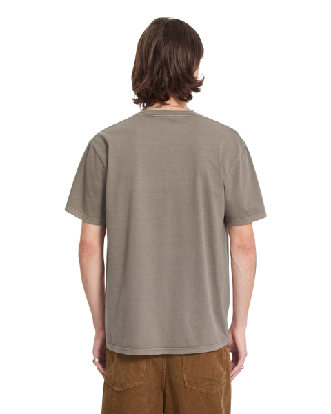 Volcom Solid Stone EMB Tee - Earth