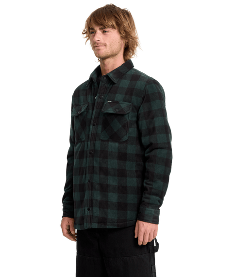 Volcom Bowered Fleece Shirt - Scarab
