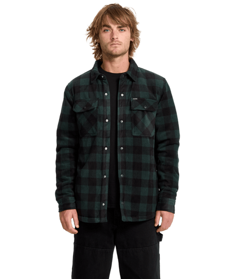 Volcom Bowered Fleece Shirt - Scarab