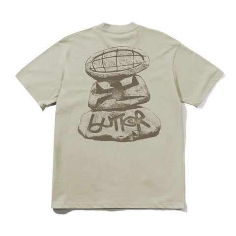 Butter Goods Boulder Terrain Tee - Stone