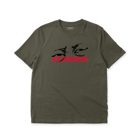 Cleaver Skateboards "CRUDOS" Tee - Army