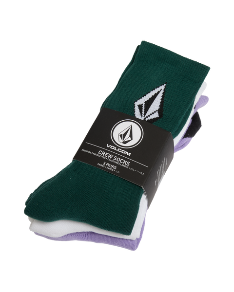 Volcom Full Stone Socks 3 Pack - Multi