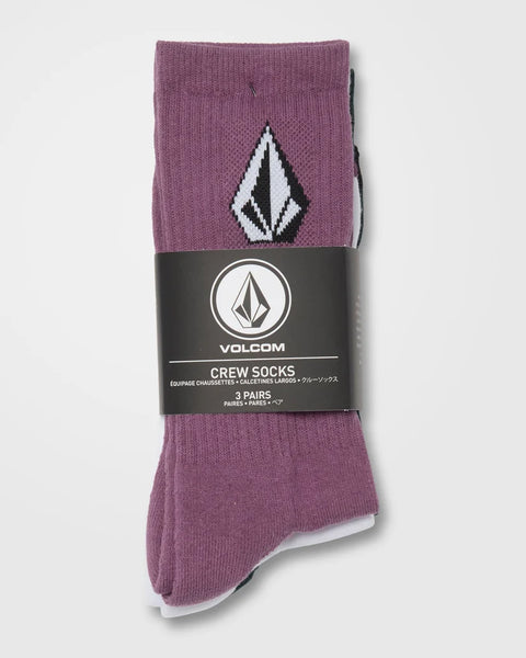 Volcom Full Stone Socks 3 Pack - Multi