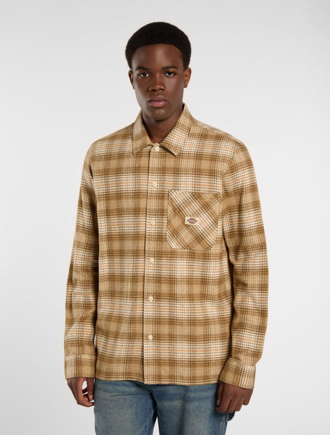 Dickies Forest Check Shirt - Wood Ash