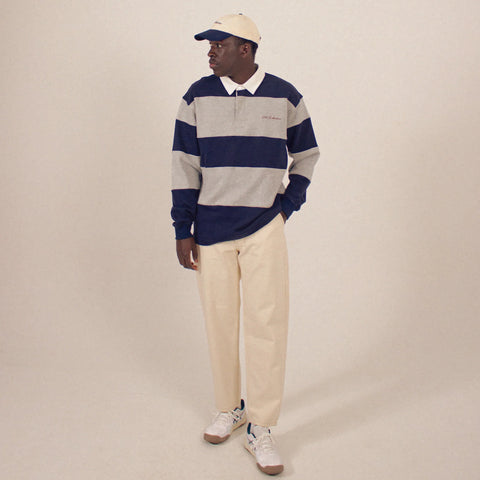 Dito Collective Heritage Polo - Grey / Blue
