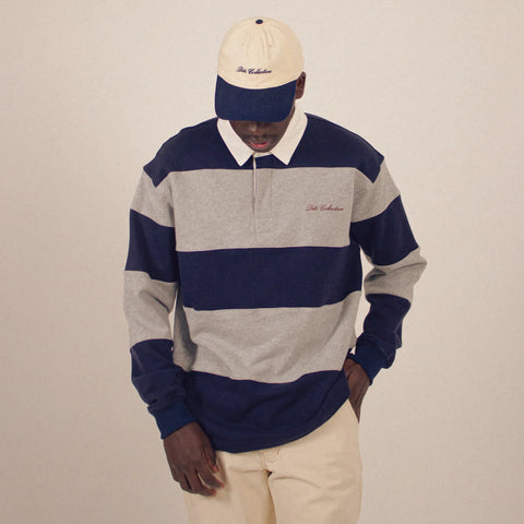 Dito Collective Heritage Polo - Grey / Blue