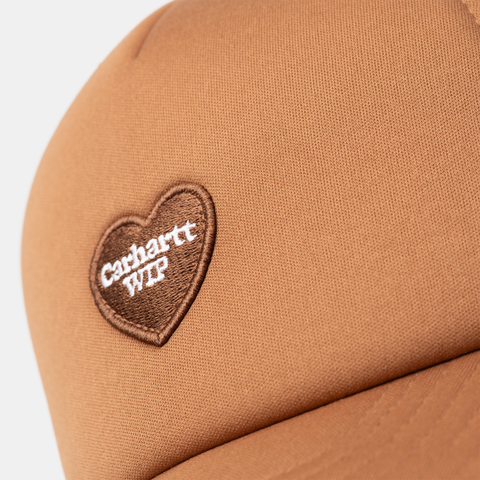 Carhartt WIP Heart Patch Trucker Cap - Hamilton Brown