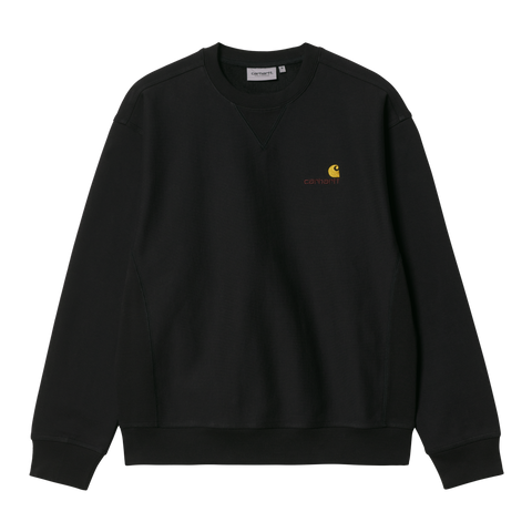 Carhartt WIP American Script Sweatshirt - Black
