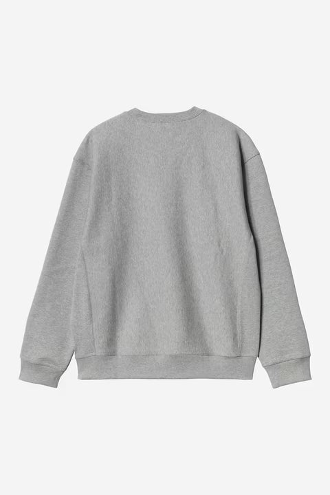 Carhartt WIP American Script Sweatshirt - Grey Heather