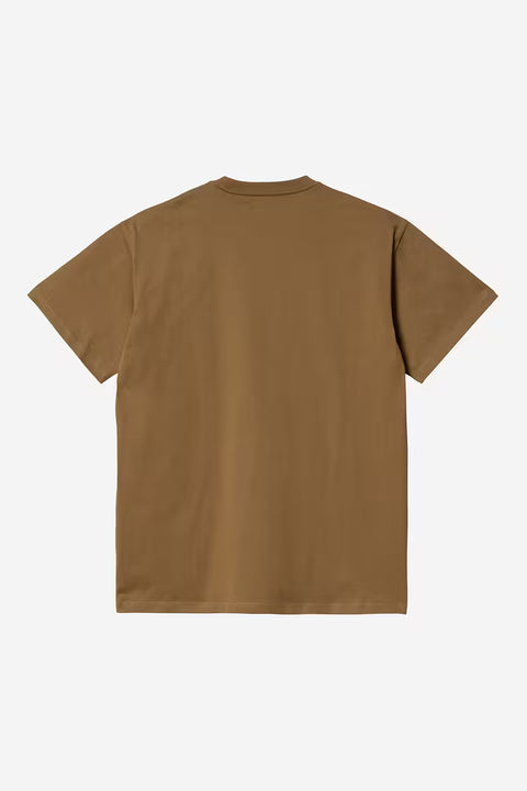 Carhartt WIP Chase Tee - Hamilton Brown / Gold