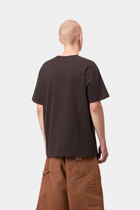 Carhartt WIP Chase Tee - Shale / Gold