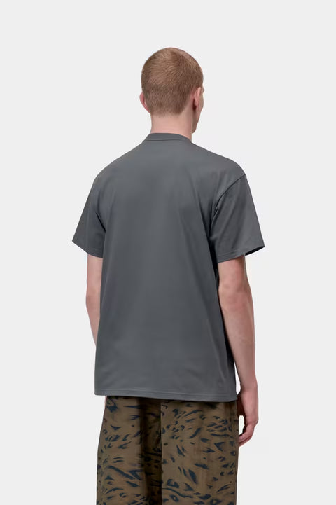 Carhartt WIP Chase Tee - Styx / Gold