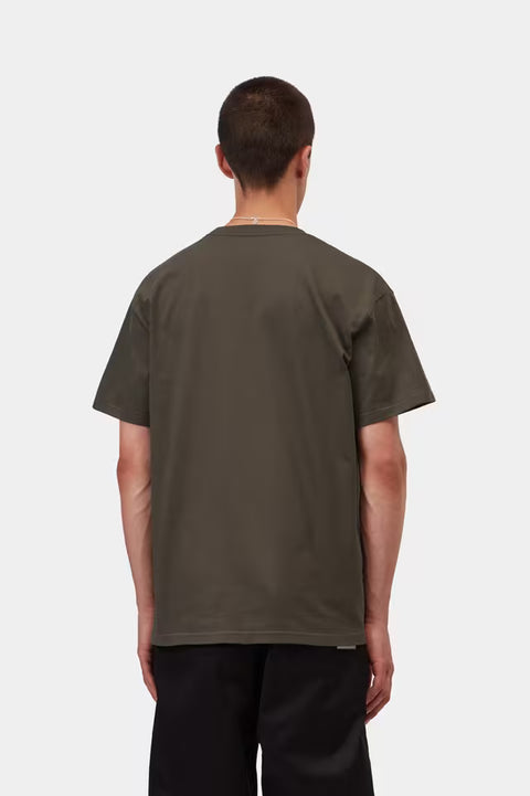 Carhartt WIP Chase Tee - Shungite / Gold