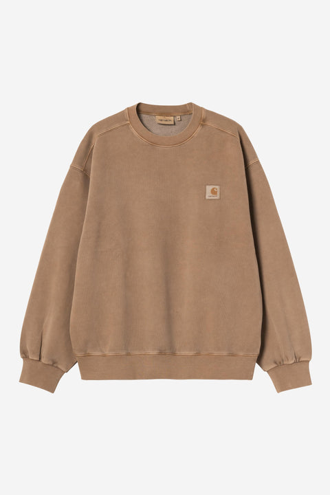 Carhartt WIP Vista Sweat - WIP H Brown Garment Dyed