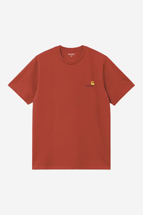 Carhartt WIP American Script Tee - Oxide Red