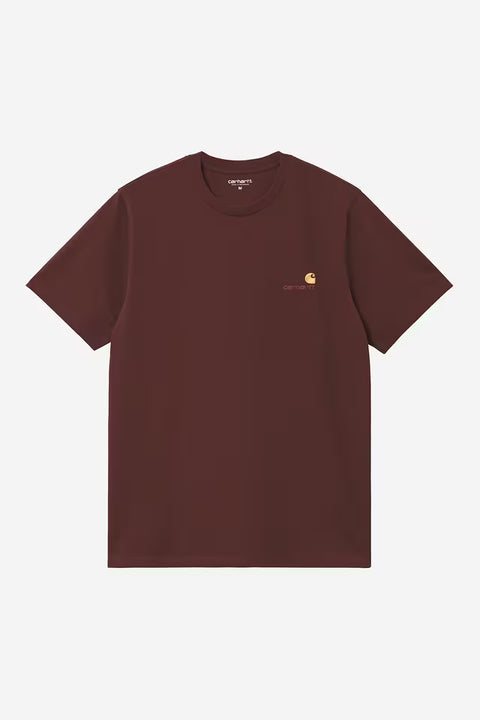 Carhartt WIP American Script Tee - Amarone