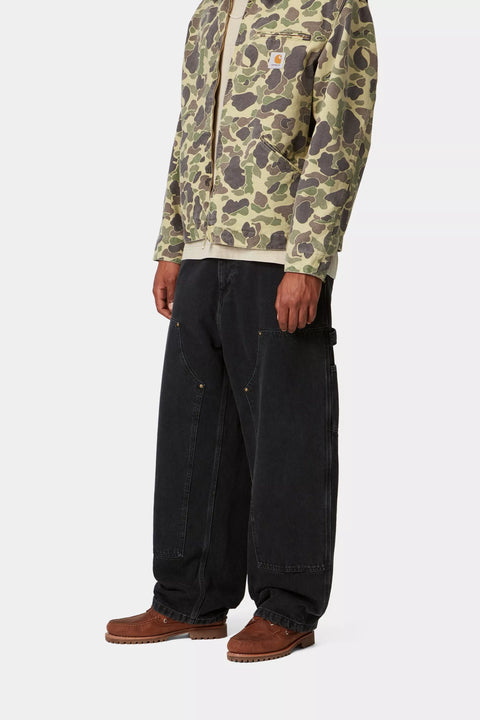 Carhartt WIP Nash Double Knee Pant - Black Stone Washed