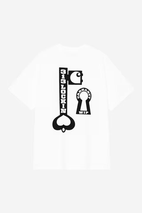 Carhartt WIP Locked Tee - White