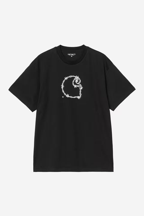 Carhartt WIP S/S Barbwire Tee - Black